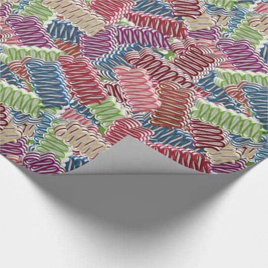 Weihnachtsscandy GIFT WRAPPING PAPIER Geschenkpapier (Ecke)