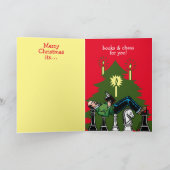 Weihnachtsschach-Faltenkarte Karte (Innenseite)