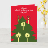 Weihnachtsschach-Faltenkarte Karte (Gelbe Blume)