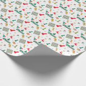 Weihnachtsschach - Stücke, Bäume, Heilige und Rent Geschenkpapier (Ecke)