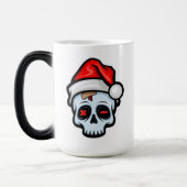 Weihnachtsschädel, Cartoon Stil Verwandlungstasse (Links)