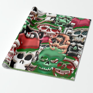 Weihnachtsschädel Geschenkpapier