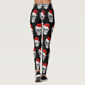WEIHNACHTSschädel-LEGGINGS Leggings (Rückseite)