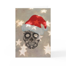 Weihnachtsschädel mit Stern