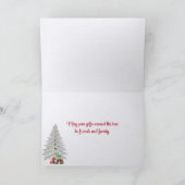 Weihnachtsschaden auf dem Bauernhof Karte (Innenseite)