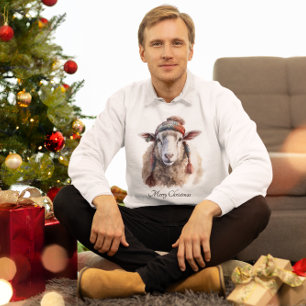 Weihnachtsschaf, anpassbar sweatshirt