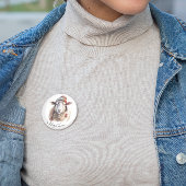 Weihnachtsschaf Button