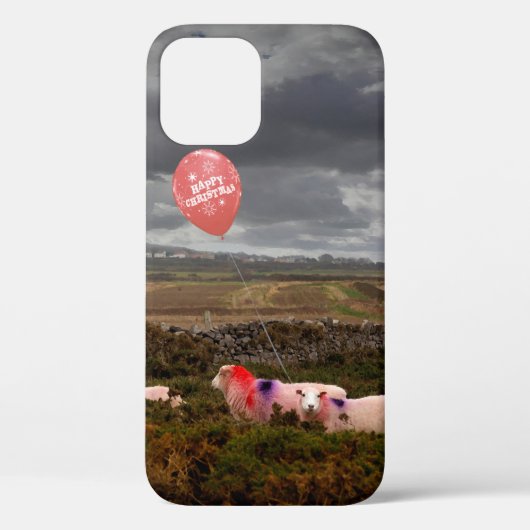 Weihnachtsschaf Case-Mate iPhone Fall Hülle (Rückseite)