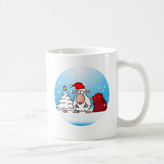 Weihnachtsschaf Kaffeetasse