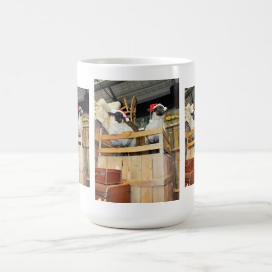 Weihnachtsschaf Kaffeetasse (Mittel)