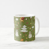 Weihnachtsschaf Kaffeetasse (VorderseiteRechts)
