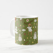 Weihnachtsschaf Kaffeetasse (Vorderseite Links)