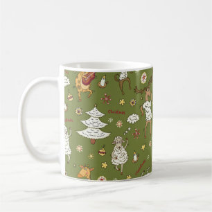 Weihnachtsschaf Kaffeetasse