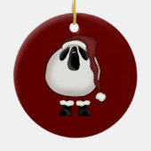 Weihnachtsschaf Keramik Ornament (Hinten)