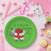 Weihnachtsschaf Kinder Cartoon Pappteller (Party)