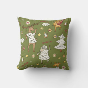 Weihnachtsschaf Kissen