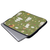 Weihnachtsschaf Laptopschutzhülle (Vorne Knopf)