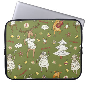 Weihnachtsschaf Laptopschutzhülle