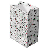Weihnachtsschaf Mittlere Geschenktüte (Vorderseite Schrägansicht)