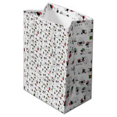 Weihnachtsschaf Mittlere Geschenktüte (Rückseite Schrägansicht)