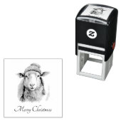 Weihnachtsschaf Permastempel (Beispiel)