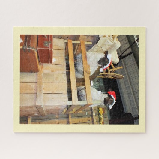 Weihnachtsschaf Puzzle (Horizontal)