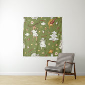 Weihnachtsschaf Wandteppich (Beispiel)