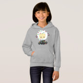 Weihnachtsschaf, Weihnachtslicht, Niedliches Schaf Hoodie (Vorne ganz)