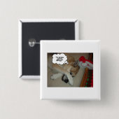 Weihnachtsschäfer Button (Vorne & Hinten)