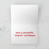 Weihnachtsschäfer Feiertagskarte (Innenseite)