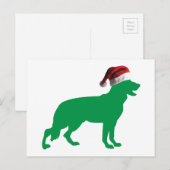 Weihnachtsschäfer Feiertagspostkarte (Vorne/Hinten)