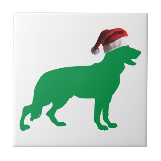 Weihnachtsschäfer Fliese (Vorderseite)
