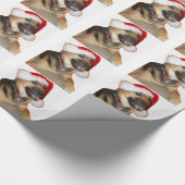 Weihnachtsschäfer Geschenkpapier (Ecke)