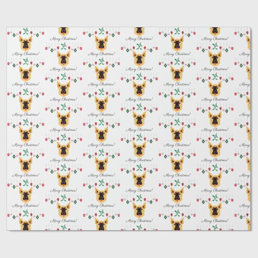 Weihnachtsschäfer Geschenkpapier (Flach)
