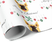 Weihnachtsschäfer Geschenkpapier (Rolleneckpunkt)