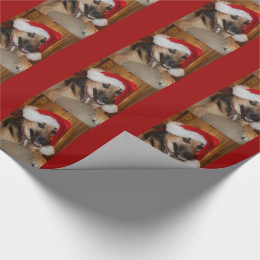 Weihnachtsschäfer Geschenkpapier (Ecke)
