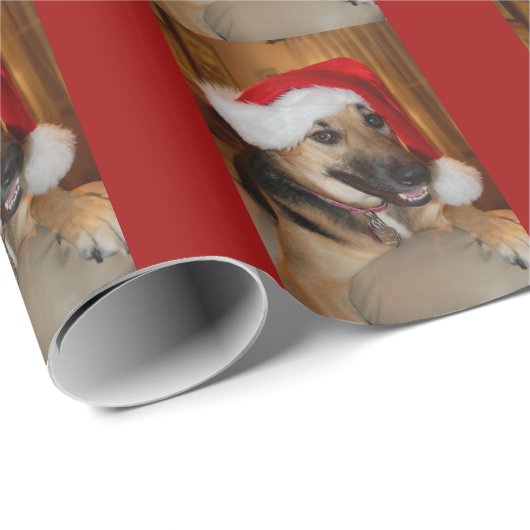 Weihnachtsschäfer Geschenkpapier (Rolleneckpunkt)