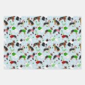Weihnachtsschäfer Geschenkpapier Set (Vorderseite 3)