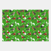Weihnachtsschäfer Geschenkpapier Set (Vorderseite 2)