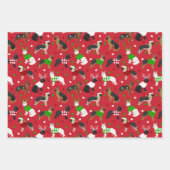 Weihnachtsschäfer Geschenkpapier Set (Vorderseite)