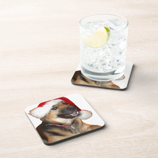 Weihnachtsschäfer Getränkeuntersetzer (Rechte Seite)