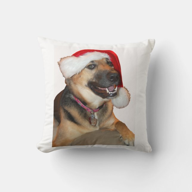 Weihnachtsschäfer Kissen (Vorderseite)