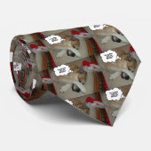 Weihnachtsschäfer Krawatte (Gerollt)