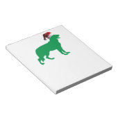 Weihnachtsschäfer Notizblock (angewinkelt)