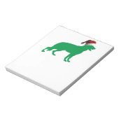 Weihnachtsschäfer Notizblock (Rotiert)