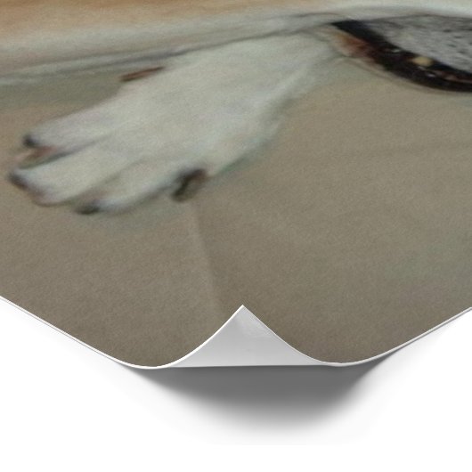 Weihnachtsschäfer Poster (Ecke)