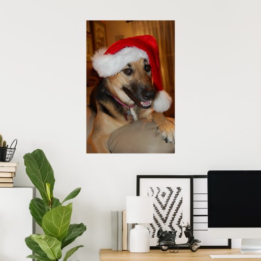 Weihnachtsschäfer Poster (Heimbüro)