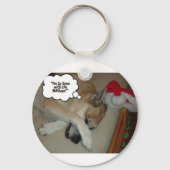 Weihnachtsschäfer Schlüsselanhänger (Vorderseite)