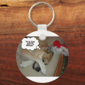 Weihnachtsschäfer Schlüsselanhänger (Vorderseite)