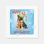 Weihnachtsschäfer Serviette (Vorderseite)